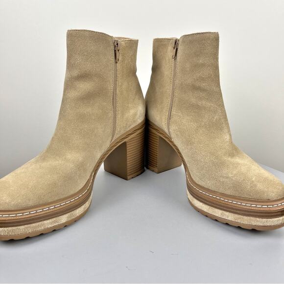 Steve Madden Suede Platform Booties - Picture 8 of 12